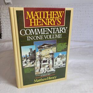 Matthew Henry's Commentary On The Whole Bible In One Volume 1961 HC book EUC